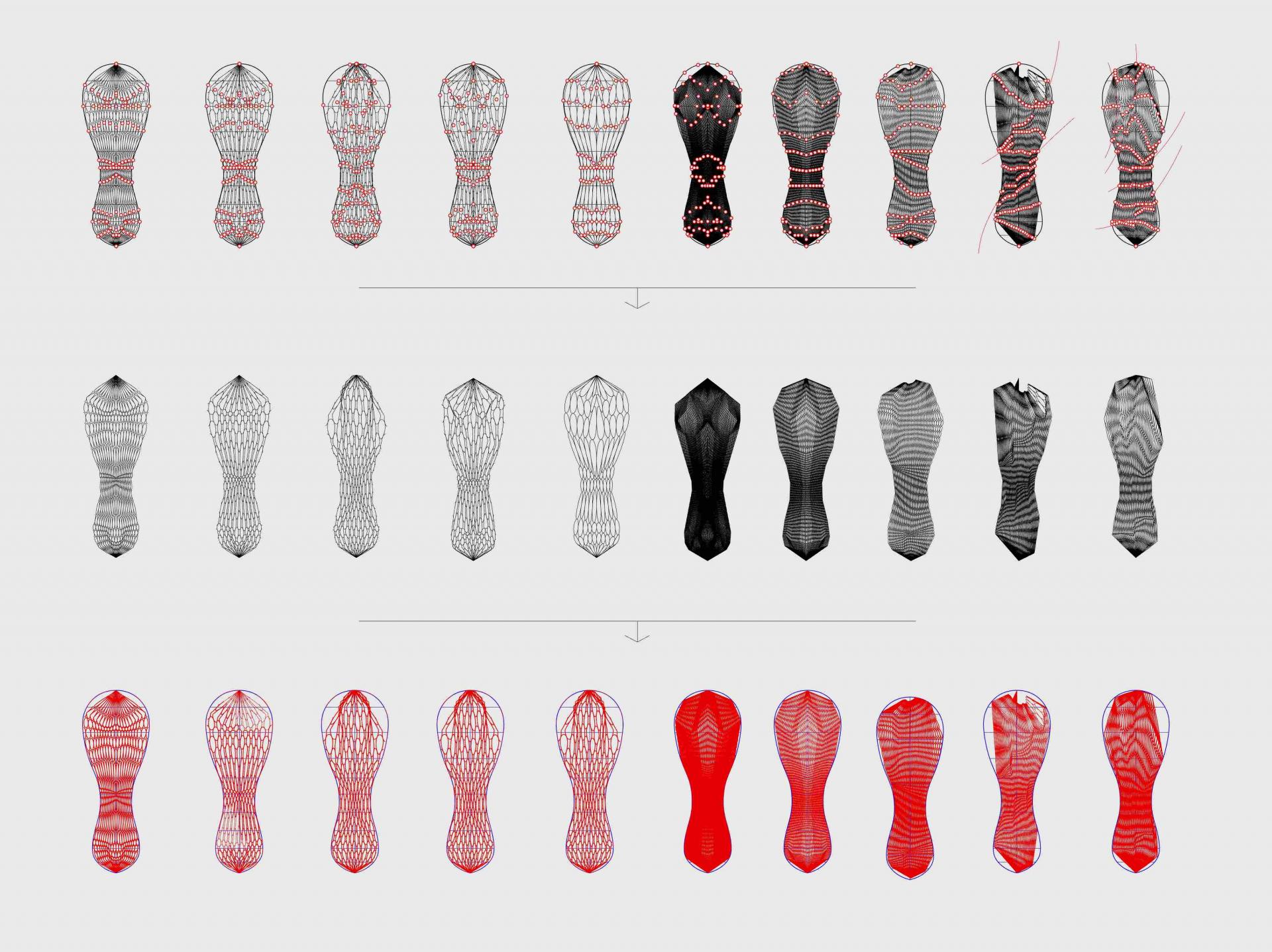 Romane Guérif, travail autour de la notion de motif paramétrique, année 2019-20