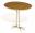 Table with bird's feet, Meret Oppenheim, 1939, bois sculpté et plaqué or, bronze